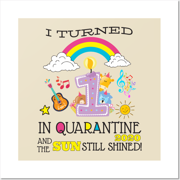 Quarantine 1st Birthday 2020 Wall Art by WorkMemes